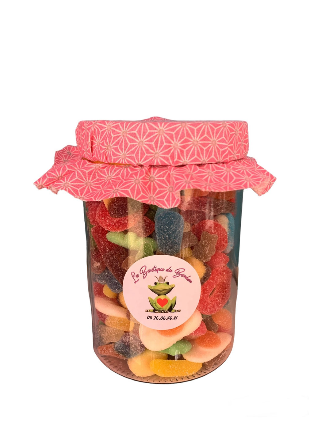 Bonbonnière de 900g de mix de bonbons sucré