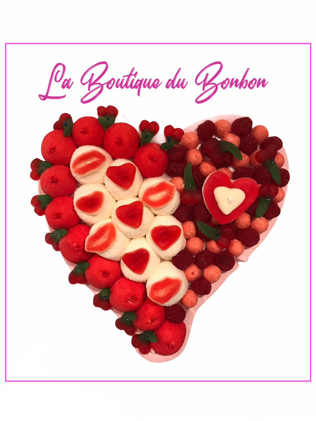 GÂTEAU DE BONBONS COEUR